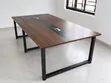 Boss Office Products Meza ya Mkutano Nyeusi ya Metallic - 2