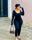 Heavy Cotton Long Sleeved Jumpsuit - 1