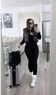 Heavy Cotton Long Sleeved Jumpsuit - 3