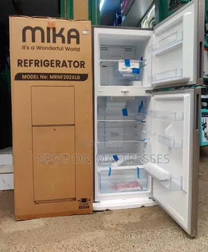 Mika 202L No-Frost Double Door Fridge