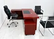 Seti ya Dawati la Ofisi ya Mtendaji | Dawati la Uongozi la Mbao la Premium - 2
