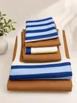 Set ya Vitanda vya Pamba 7x8 - 1 Flat, 1 Fitted, 4 Pillowcases - 3