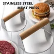 Heavy Duty Round Stainless Steel Chapati Spinner/Burger Press - 2