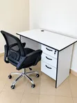 Kikao cha Kisasa Nyeupe cha Ofisi chenye Droo 3 | Boss Office Products - 2
