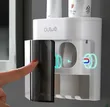 Wall-Mounted Automatic Toothpaste Dispenser with Magnetic Toothbrush Holder - 1