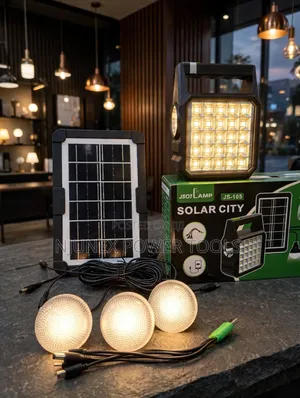 Solar City JS-105 Portable Solar Lighting Kit