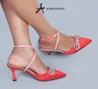 Atmosphere Ladies Sling Back Heels - 3