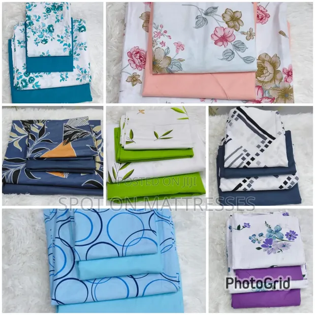 6PC 7x8 Fitted Bedsheets - 100% Cotton - 1