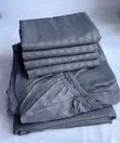 6x6 Pure Cotton 6pc Bedsheet Set - 2