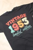 Men's Black 'Vintage' Cotton T-Shirt by LUKTOP - 3