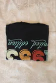 Men's Black 'Vintage' Cotton T-Shirt by LUKTOP - 5