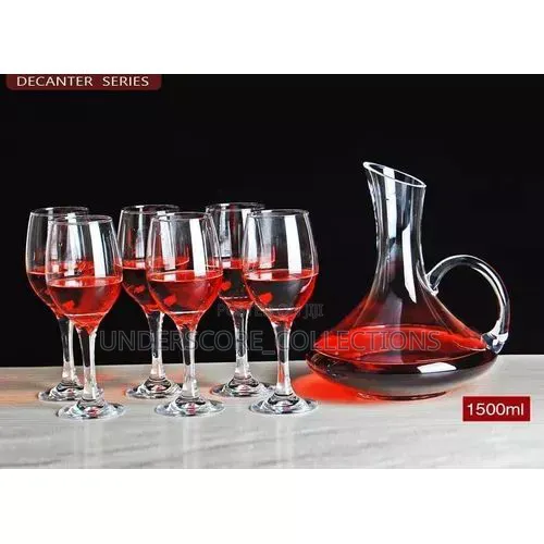 Seti ya Wine Decanter - 1500ml - 1