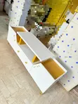 5ft TV Stand with Drawers & LED Lights - Grey/White/Black - 5