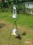 Kipekee Art Antique Floor Lamp yenye Rafu ya Vitabu - 4