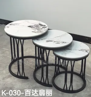 Executive Nesting Tables (3-in-1) na Marble Top