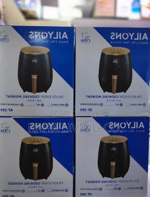 Ailyons AF-389 Air Fryer | 5L | Digital Display | Black - 1