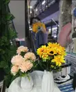 Artificial Flowers with Vase | Pink, White, Yellow - 2