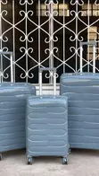 3pc PP Unbreakable Suitcase Set | Wavy Design | Size 2 - 1