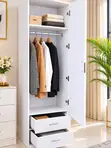 Modern Executive Wooden Wardrobe - 2
