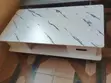 Marble Top Coffee Table with Storage Drawer - 1