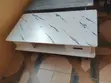 Marble Top Coffee Table with Storage Drawer - 2