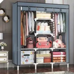 Portable Fabric Wardrobe - 3 Column