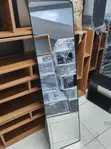 Kioo cha Kuvaa cha Urefu Kamili bila Fremu chenye Standi - 2