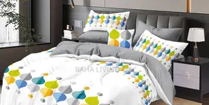 6pc Printed Cotton Duvet Cover Set | 6x6 & 6x7
