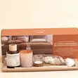 Aromatherapy Candle & Reed Diffuser Gift Set - Vanilla Scent - 3