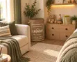 Foldable Burlap Laundry Basket | 40x48cm | Rope Handles - 2
