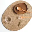 Oval Woven Placemats | 40cm | Natural Jute Look - 3