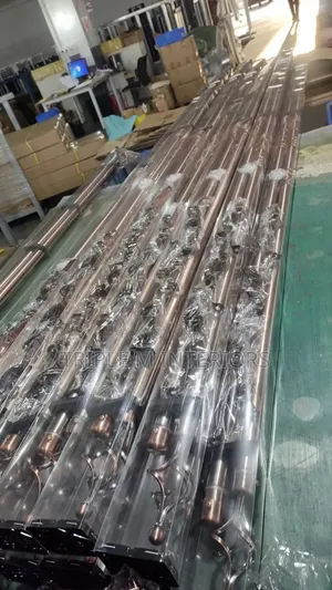 Bronze Adjustable Double Curtain Rod Set (2 Meter)