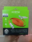 Oraimo SpeedLine 4 Magnetic 2-in-1 Fast Charge Cable (OCD-176) - 2