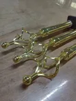 3m Gold Expandable Single Layer Curtain Rod na Vifaa - 2