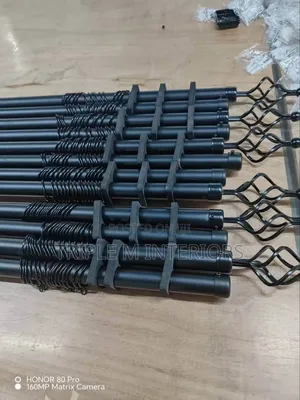 Seti ya Fimbo za Pazia Mbili Zinazoweza Kupanuliwa (Hadi 2m)