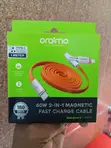 Oraimo SpeedLine 4 (OCD-176) 60W Magnetic Fast Charging Cable - 1