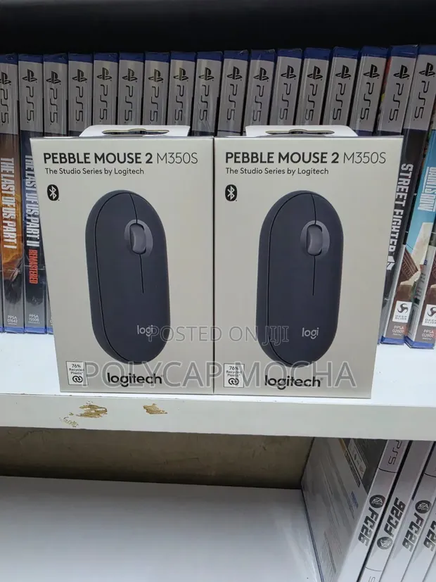 Logitech Pebble Mouse 2 M350s - Panya Isiyo na Kelele - 1
