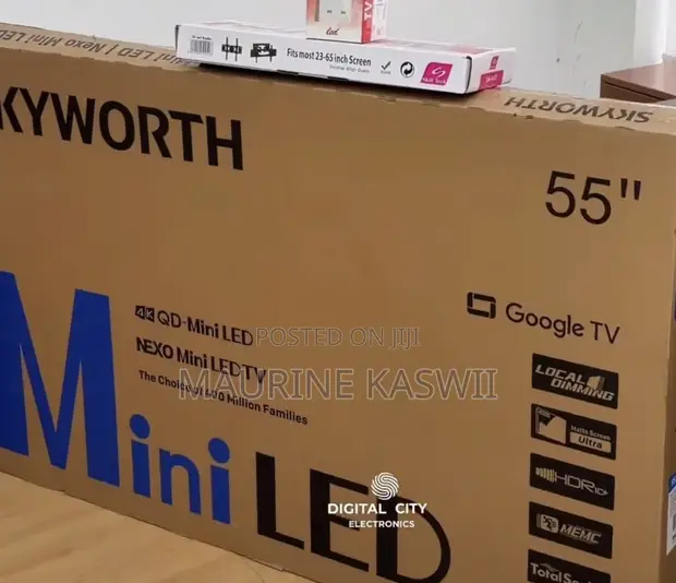 Skyworth 55" 4K QD Mini LED Frameless TV - 1
