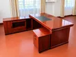 Luxury L-Shaped Executive Office Desk - Boss Office Products - 2