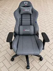 Luxury Ergonomic Gaming Chair - Grey Fabric - 1