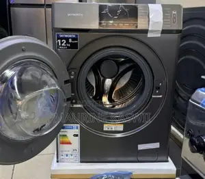 Skyworth 12/8kg Mashine ya Kufulia na Kukausha Mbele