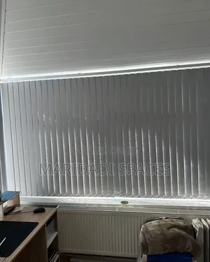 Modern Fabric Vertical Blinds - Light Filtering & Washable