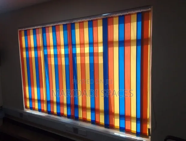 Premium Fabric Vertical Blinds - Dustproof & Durable - 1
