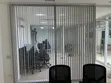 Office Glass Partition Vertical Blinds - Brand New - 1