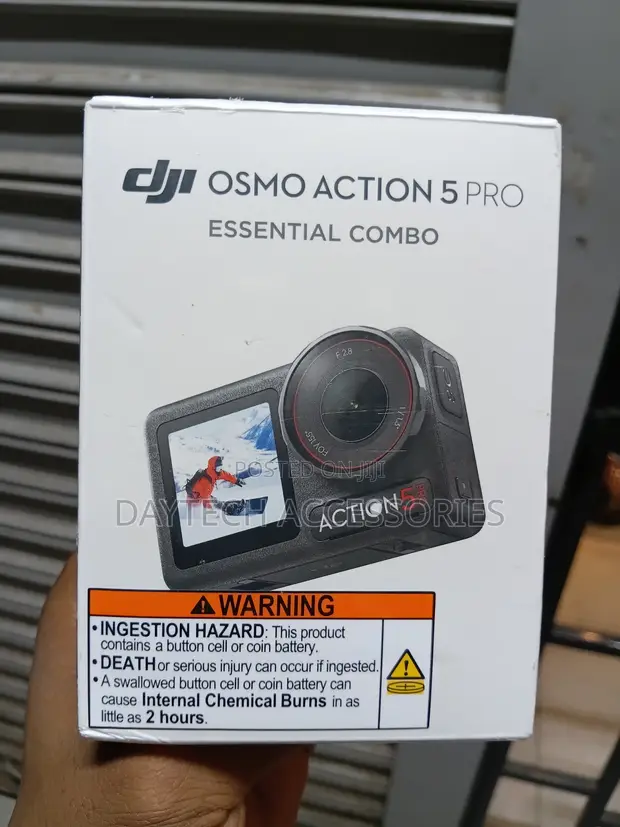 DJI Osmo Action 5 Pro Essential Combo Camera - Nyeusi - 1