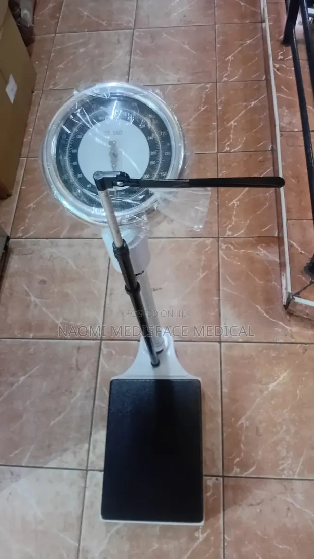 Kiwango cha Kupima Uzito cha Mitambo cha Heavy Duty na Fimbo ya Urefu (180kg) - 1