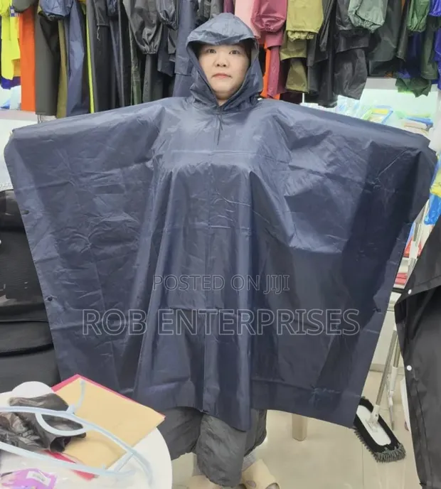 Poncho ya Mvua ya Kijeshi ya Heavy Duty - 1