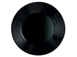 Luminarc Harena 6pcs Black Glass Plates - 27cm - 3