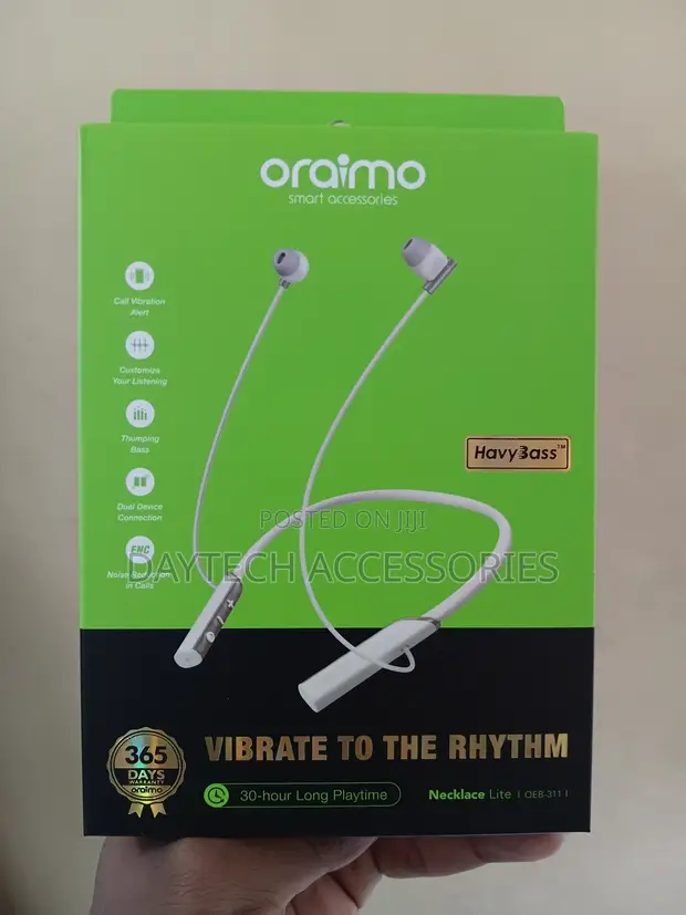 Oraimo Necklace Lite Neckband Wireless Earphones - 1