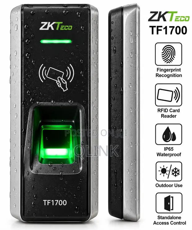 ZKTeco TF1700 Kisomaji cha Biometiki na Kadi cha Nje - 1